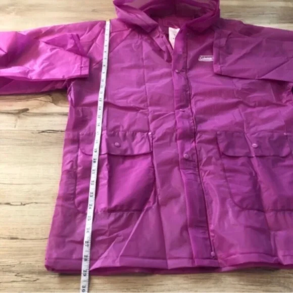Pink Lightweight Coleman Rain Jacket - Picture 6 of 7
